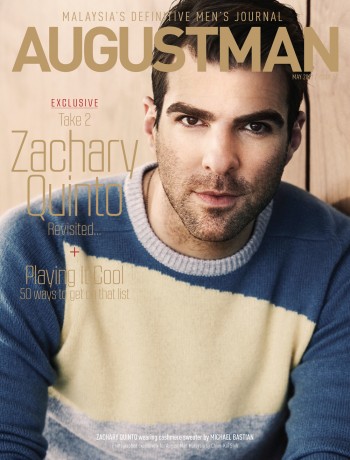 Zachary Quinto Graces August Man Malaysia’s iPad Covers