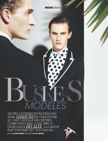 Matvey Lykov, Luka Badnjar & Thomas Sottong are Business Chic for Madame Figaro