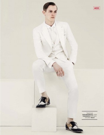 Rutger Schoone Sports White Styles for Italian GQ