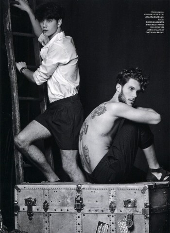 Simone Nobili & Elbio Bonsaglio Sport Dolce & Gabbana’s Spring Collection for Harper’s Bazaar Russia Simone Nobili & Elbio Bonsaglio Sport Dolce & Gabbana’s Spring Collection for Harper’s Bazaar Russia