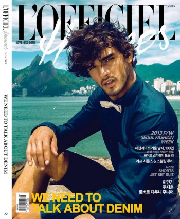 Marlon Teixeira Covers L’Officiel Hommes Korea’s May 2013 Issue Marlon Teixeira Covers L’Officiel Hommes Korea’s May 2013 Issue