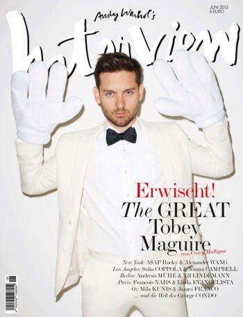 Tobey Maguire for German Interview’s June Edition Tobey Maguire for German Interview’s June Edition