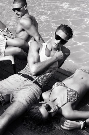Marlon Teixeira, Miguel Iglesias & Alexander Van Ballaer are Back for Armani Exchange’s Summer 2013 Campaign