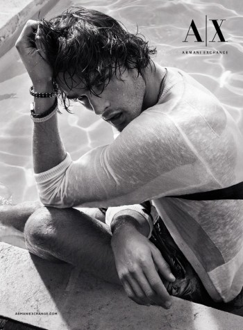 Marlon Teixeira Stars in Armani Exchange’s Summer 2013 Jewelry Campaign