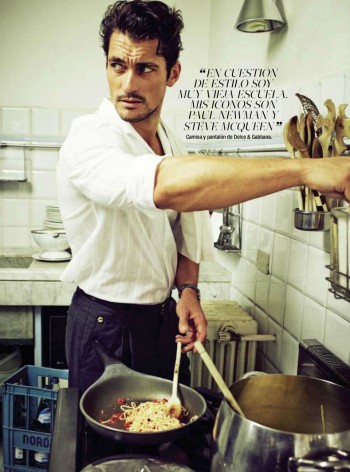 David Gandy Poses for Sergi Pons in Dolce & Gabbana for Spanish Glamour David Gandy Poses for Sergi Pons in Dolce & Gabbana for Spanish Glamour