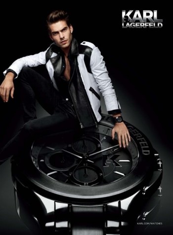 Karl Lagerfeld Photographs Jon Kortajarena for his Label’s Spring/Summer 2013 Watch Campaign Karl Lagerfeld Photographs Jon Kortajarena for his Label’s Spring/Summer 2013 Watch Campaign