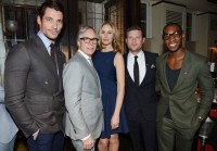 David Gandy, Tommy and Dee Hilfiger, Dermot O'leary and Tinie Tempah