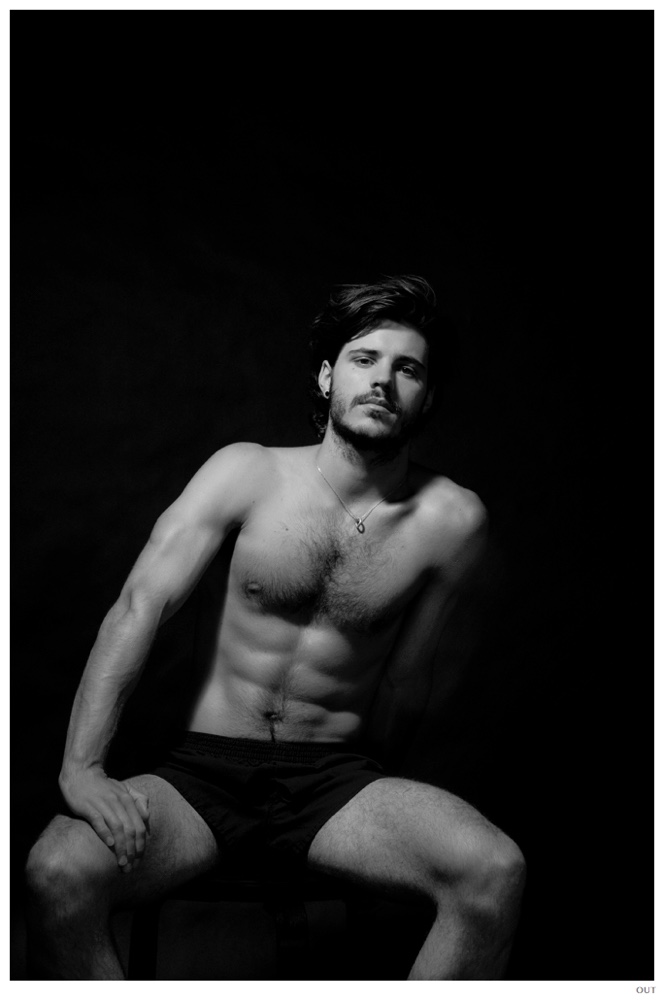 Matthieu Charneau Poses For Moody Out Photo Shoot