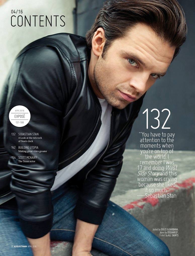 Sebastian Stan 2016 Photo Shoot August Man 002