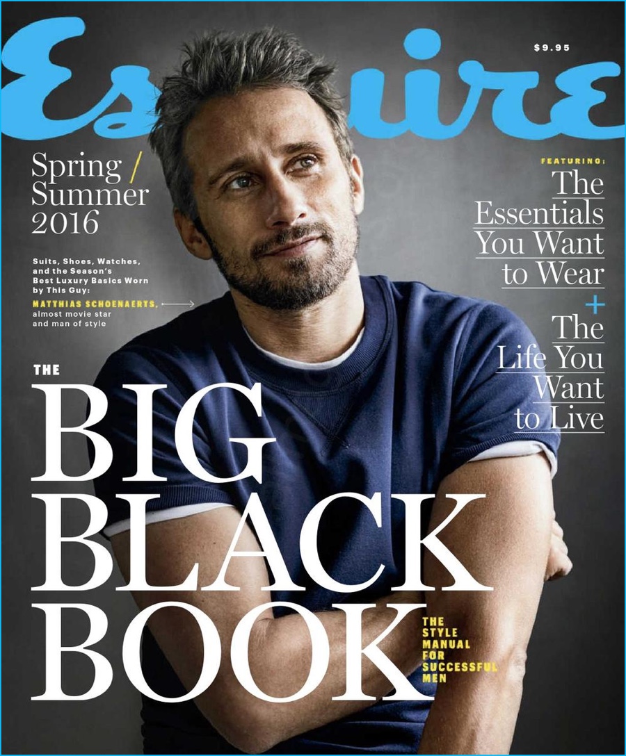 Matthias Schoenaerts Covers Esquire Big Black Book