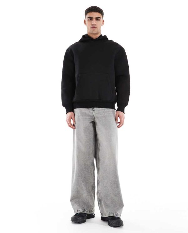 ASOS DESIGN super baggy fit jeans in vintage gray wash