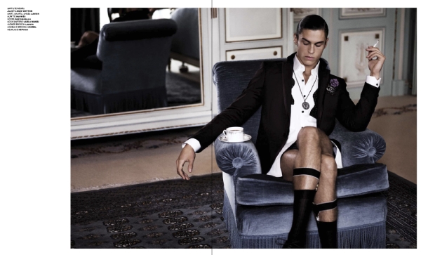Karl Lagerfeld Baptiste Giabiconi Photostream  Karl lagerfeld, High  fashion models, Fashion