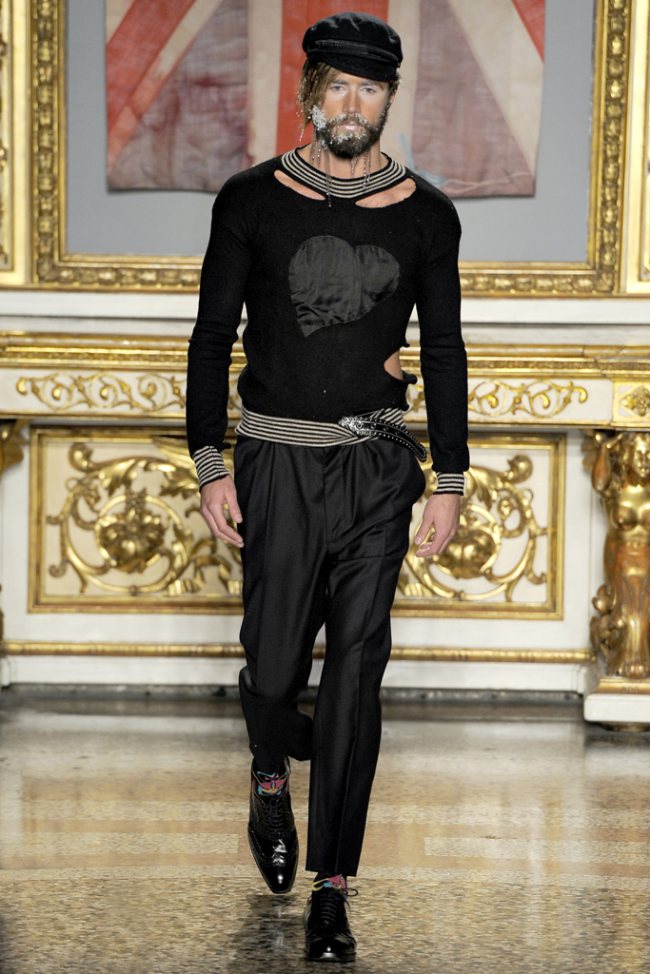 Vivienne Westwood Menswear Fashion Show, Collection Fall Winter 2012  presented during Milan Fashion Week, runway look #031 – NOWFASHION