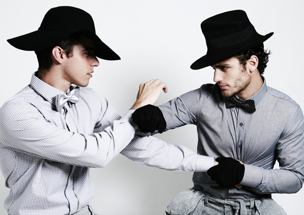 Iuri Curcio & Matheus Nagel by João Paulo Teles for Akihito Hira Fall 2010