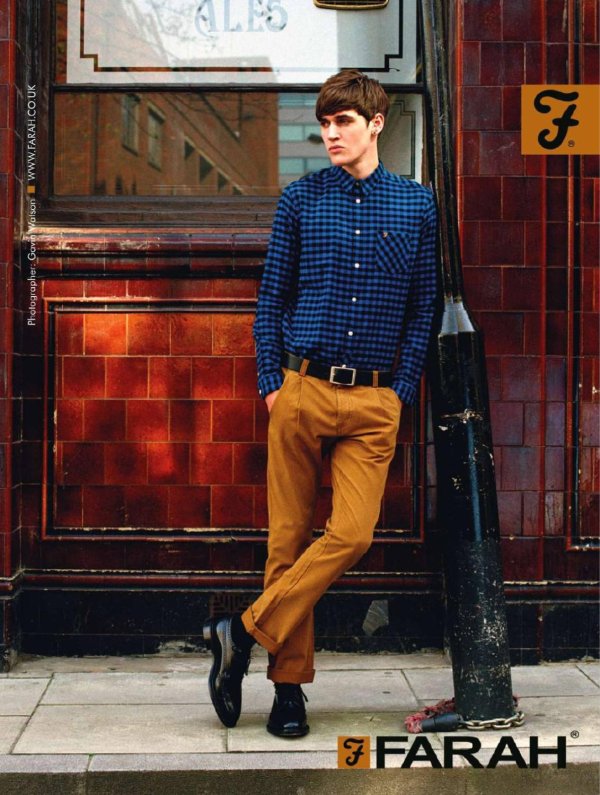 Isaac Carew for Farah Fall 2010 Campaign