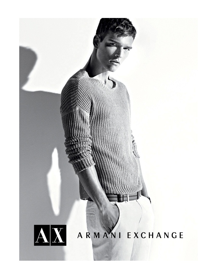 Alexandre Cunha by Matthew Scrivens for Armani Exchange Summer 2012 Campaign