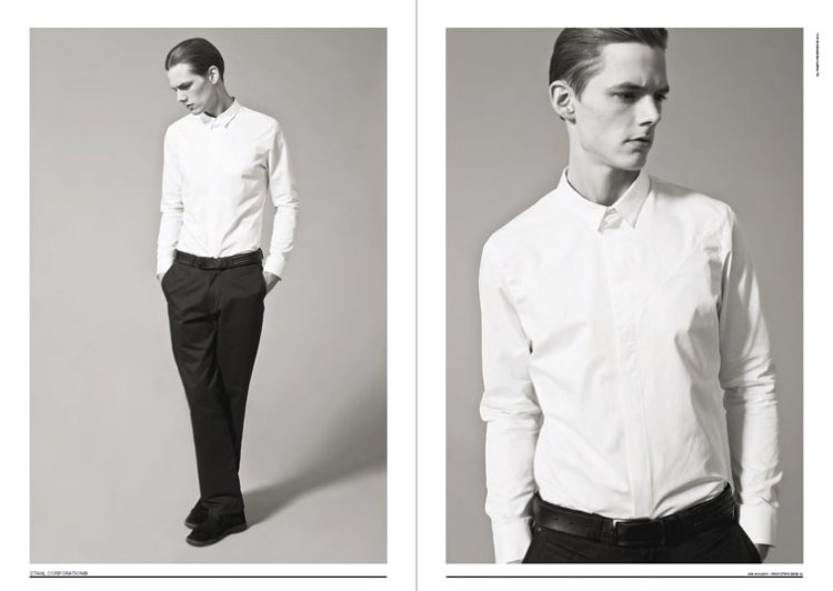 Johannes Niermann by Amos Fricke for Stahl Corporation Fall/Winter 2012 ...