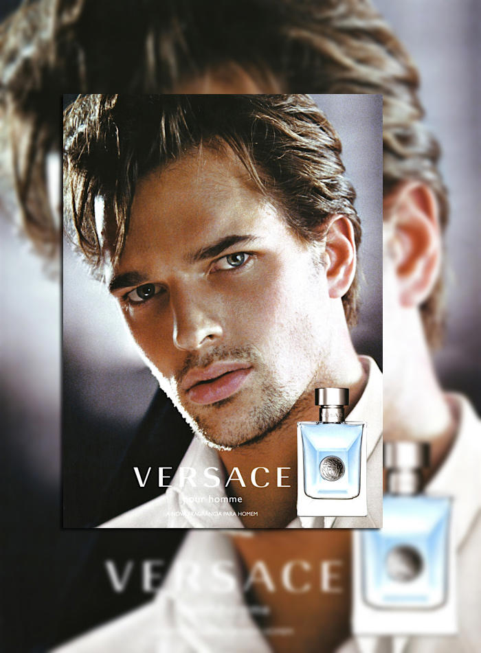 Michael Gstoettner by Mario Testino for Versace Fragrance Campaign ...