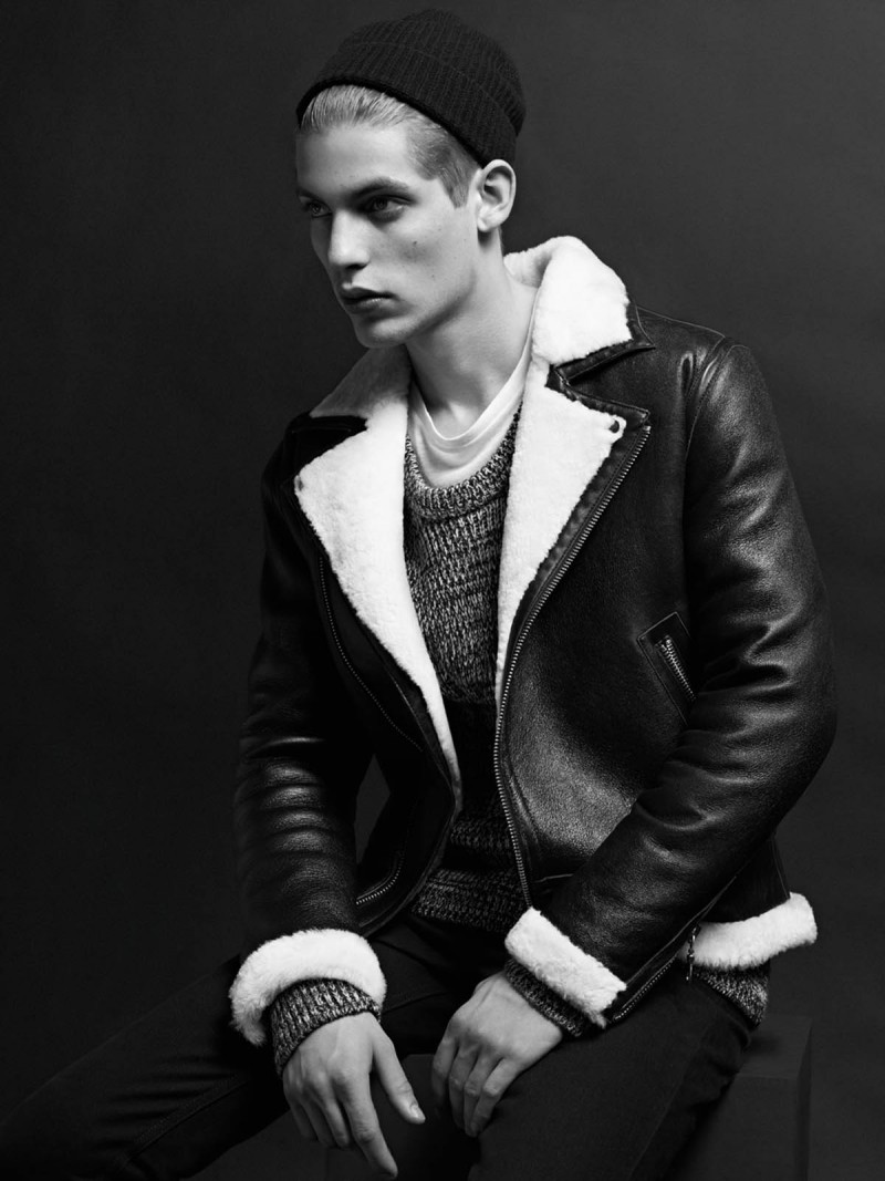 Baptiste Radufe is a Contemporary Vision in Sandro Fall/Winter 2012 ...