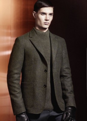 Sascha Weissenborn Dons a Strong Masculine Silhouette for Z Zegna Fall ...