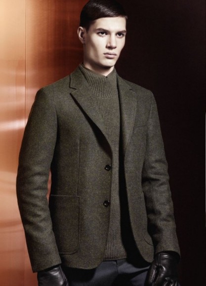 Sascha Weissenborn Dons a Strong Masculine Silhouette for Z Zegna Fall ...