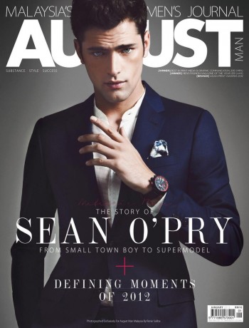 Sean O'Pry Exudes Charm on the Cover of August Man Malaysia – The ...