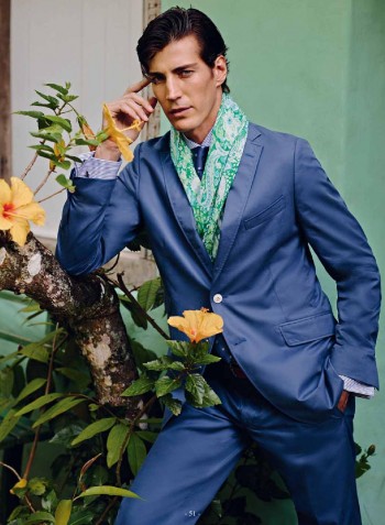 Oriol Elcacho Suits Up for Scapa’s Spring/Summer 2013 Lookbook | The ...