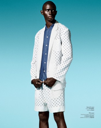 Fernando Cabral is Feeling Blue for Out Magazine – The Fashionisto