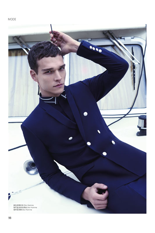 Alexandre Cunha is Clad in Dior Homme for L'Officiel Hommes China – The ...