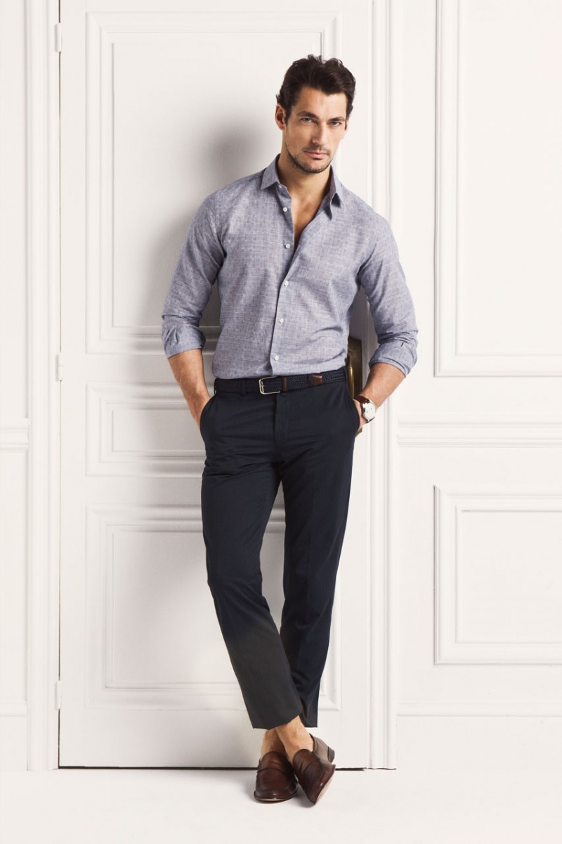 David Gandy is a Vision of Elegance for Massimo Dutti's NYC Lookbook ...