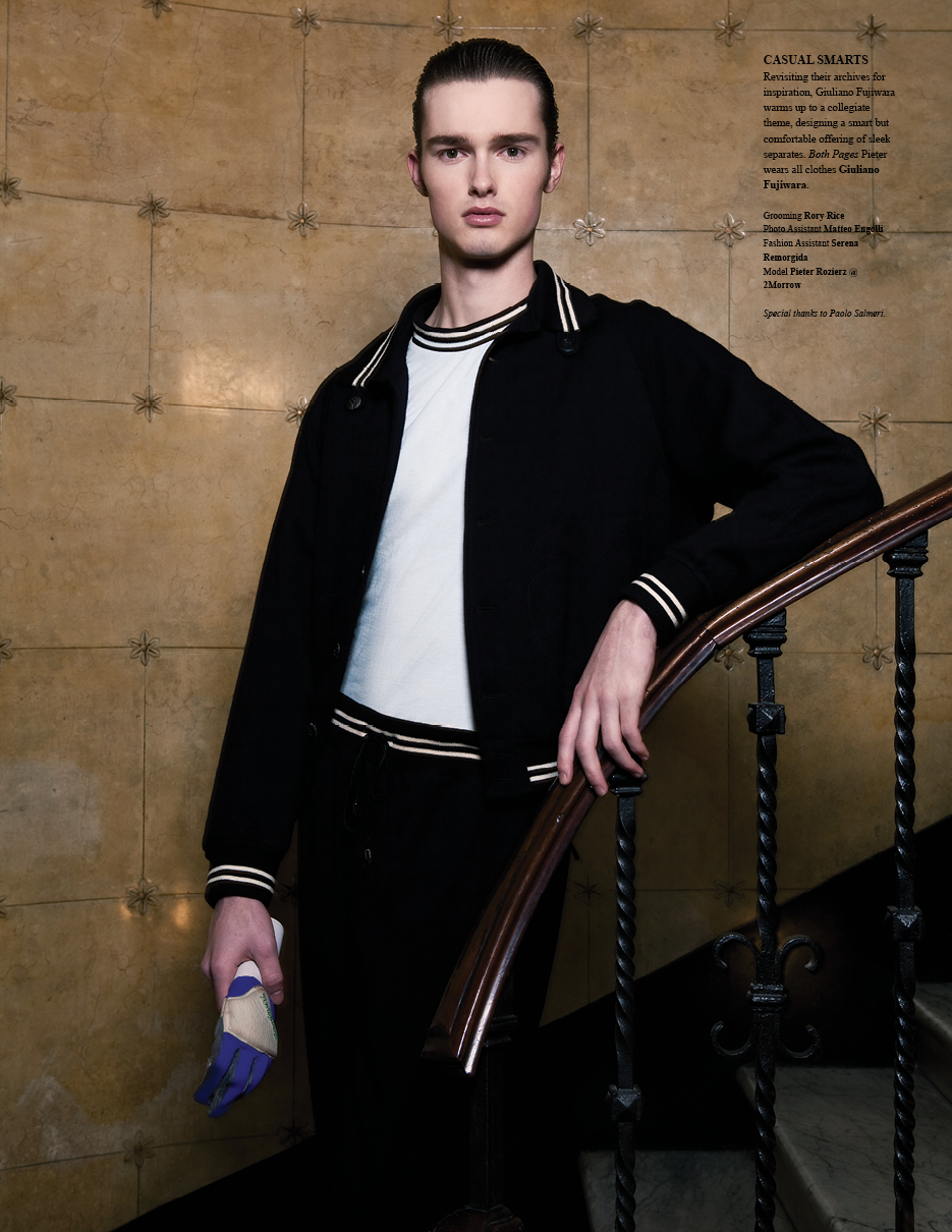 Pieter Roziers by Andrea Vailetti in Giuliano Fujiwara for Fashionisto ...