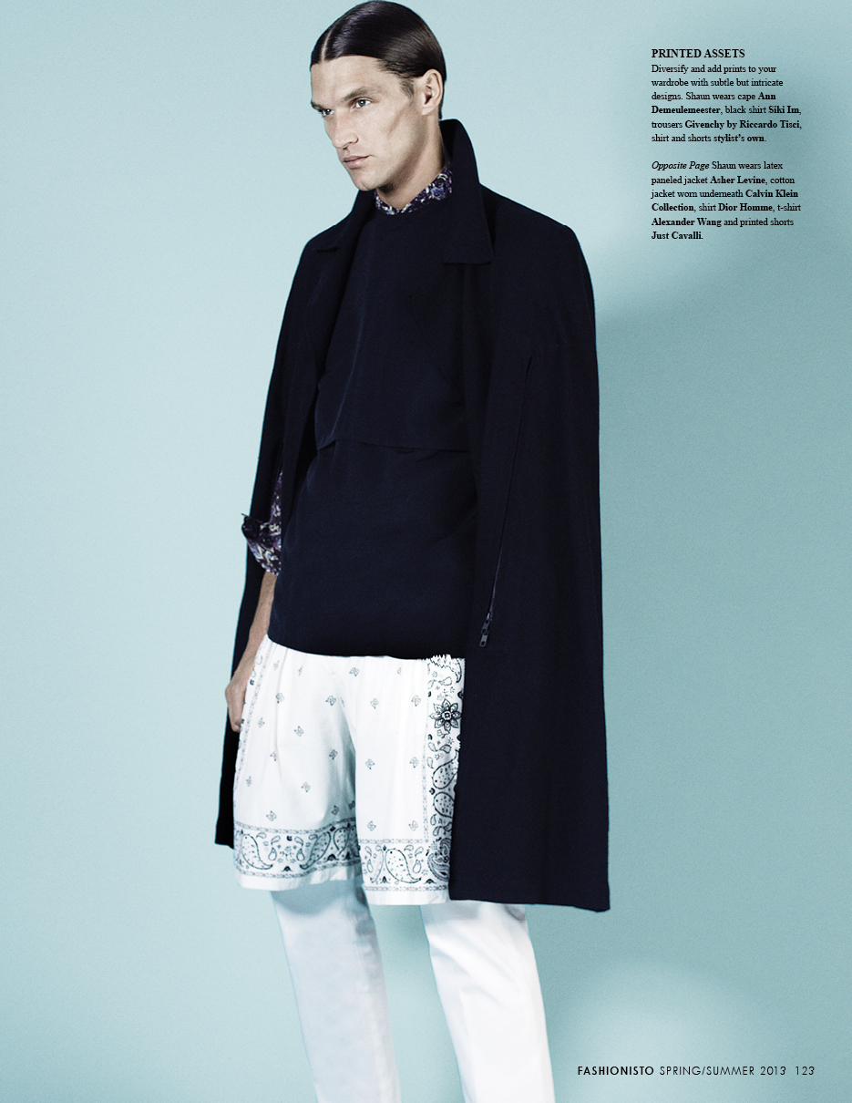 Shaun DeWet by Gil Inoue for Fashionisto #7 – The Fashionisto