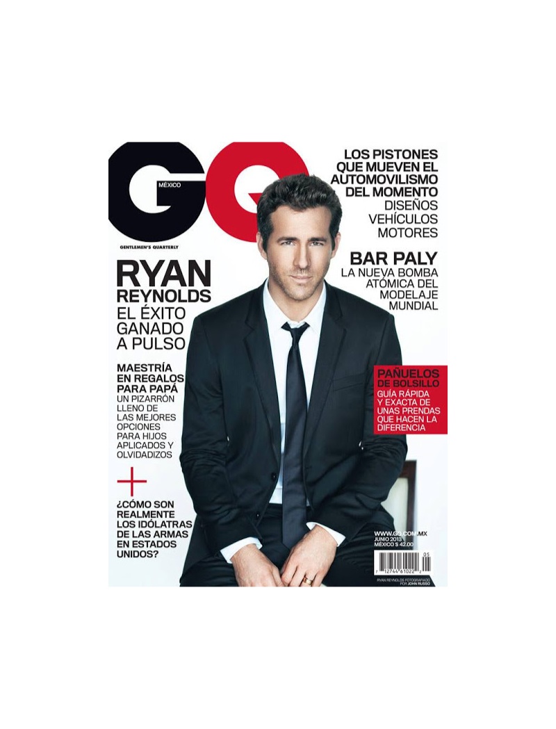 Ryan Reynolds Covers June's Edition of GQ Mexico – The Fashionisto
