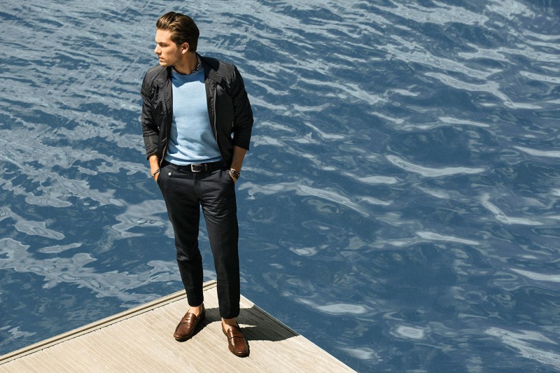 Adam Senn Sails in Style for Massimo Dutti's June 2013 Lookbook – The ...