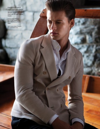 Alfred Kovac by Jay Schoen in Emporio Armani for Fashionisto #7 – The ...