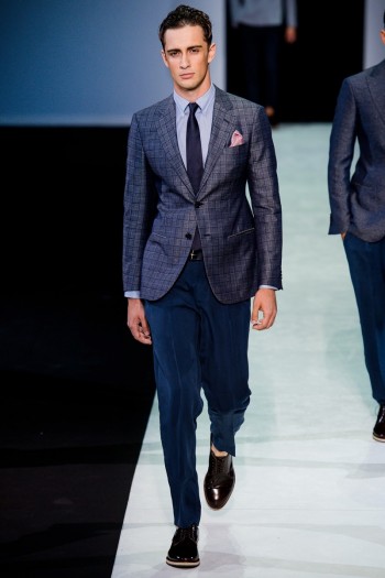 Giorgio Armani Spring/Summer 2014 Menswear | Milan Fashion Week – The ...