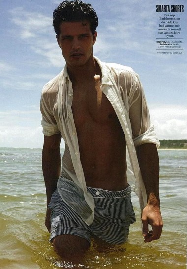 Diego Miguel is the King of the Beach for Café Magazine – The Fashionisto
