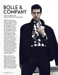 Roberto Bolle by Brent Chua for Fashionisto #8 – The Fashionisto