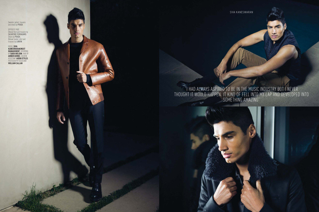 Siva Kaneswaran from The Wanted Strikes a Pose for August Man – The ...