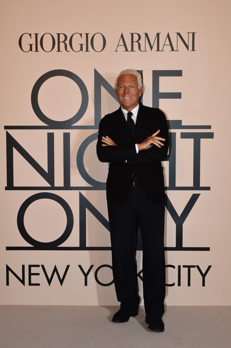 Stars Come Out for Giorgio Armani's One Night Only – The Fashionisto
