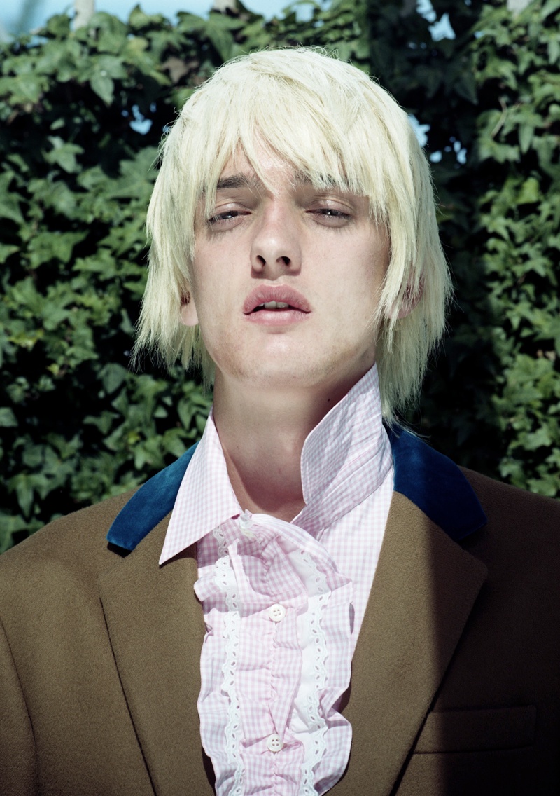 Emmanuel O'Brien Dons Prada Fall/Winter 2013 Menswear