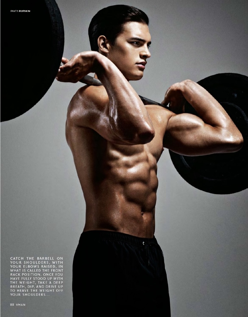 Matthew Terry Works Out For Vman The Fashionisto