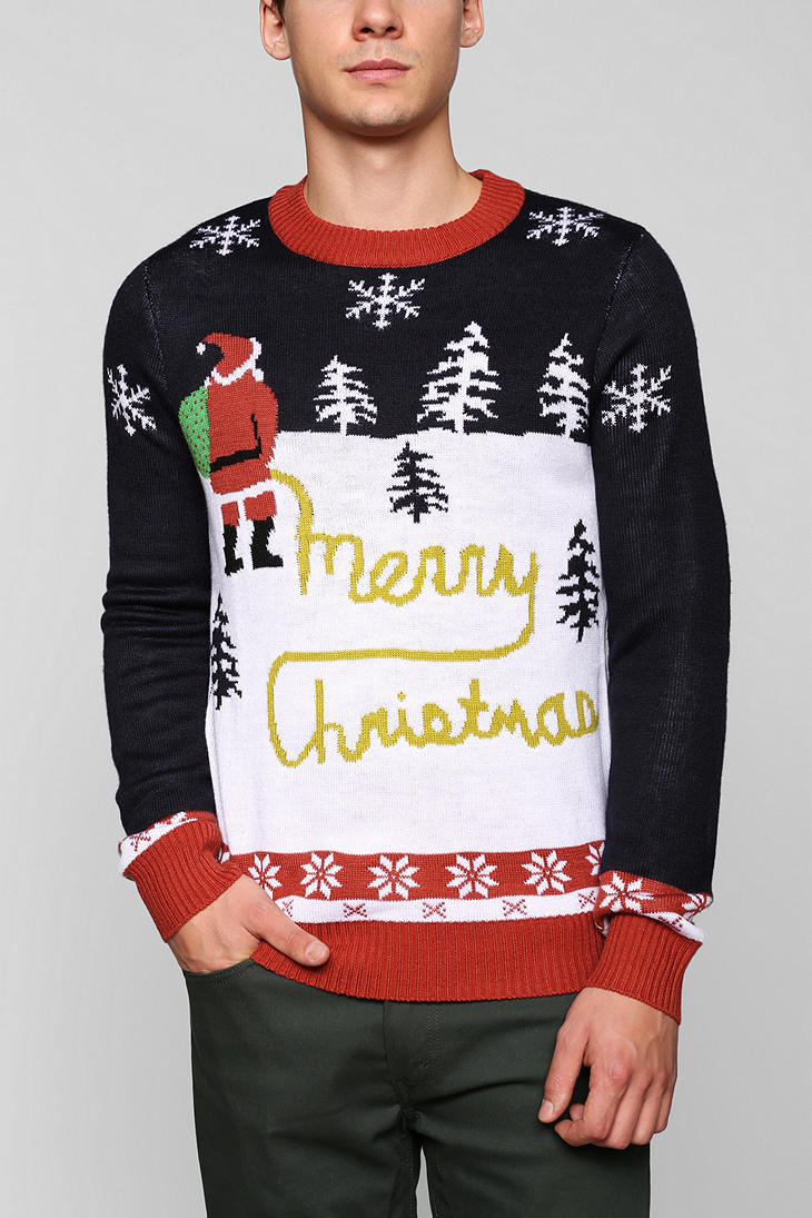 Tipsy Elves Santa Holiday Sweater