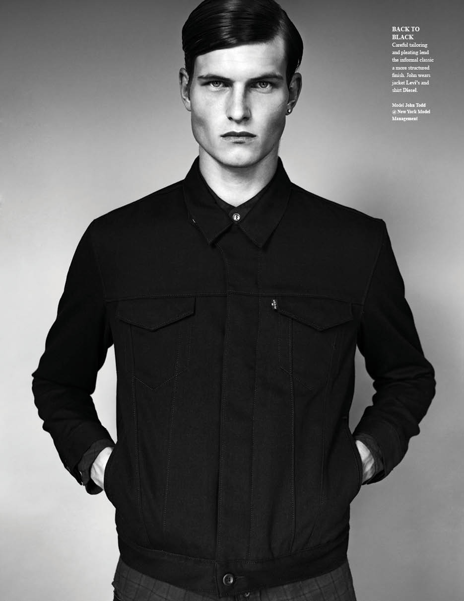 John Todd Dons Denim for Fashionisto #9 – The Fashionisto