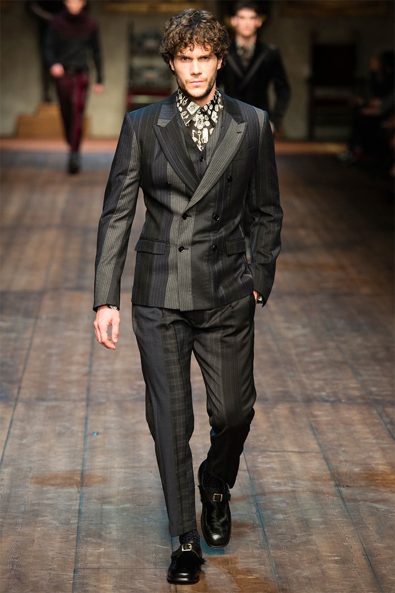 Dolce & Gabbana Men Fall/Winter 2014 | Milan Fashion Week | The Fashionisto