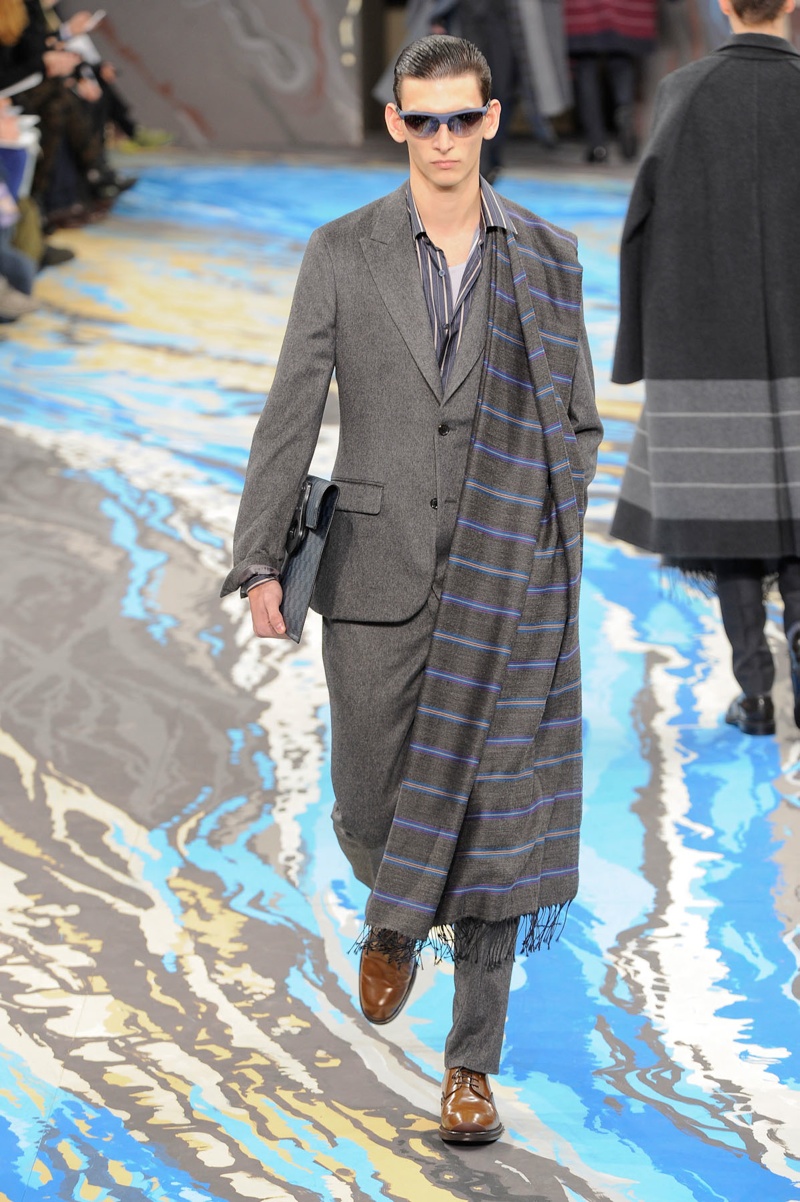 Louis Vuitton Fall 2014 Menswear collection, runway looks, beauty