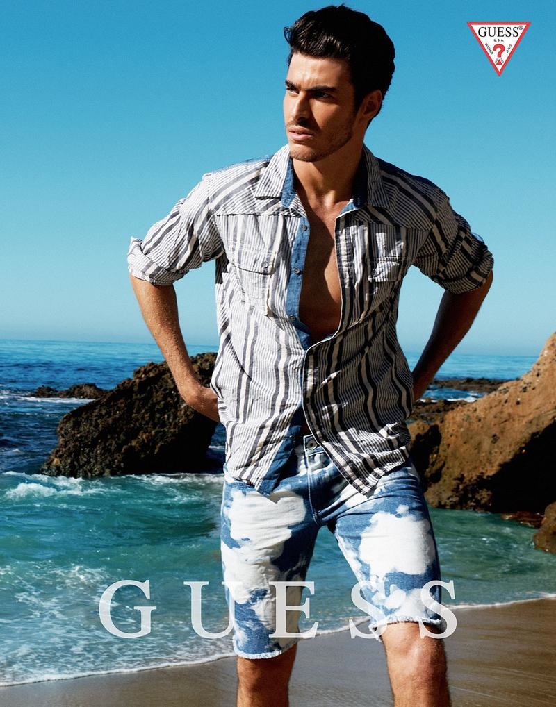 Guess Spring/Summer 2014 Campaign Starring Gui Fedrizzi – The Fashionisto