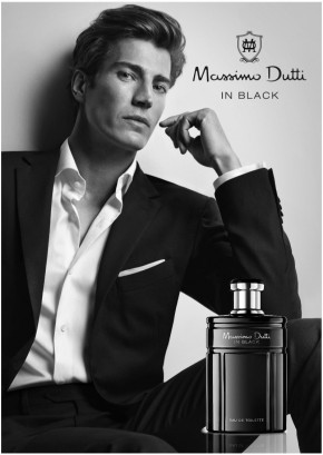 Oriol Elcacho for Massimo Dutti 'In Black' Fragrance Campaign – The ...