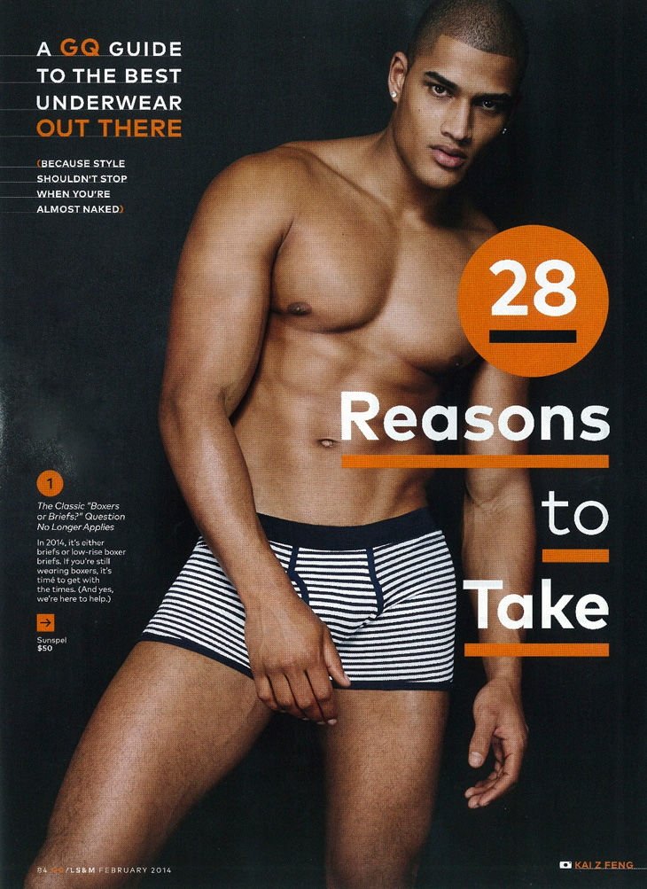 Rob Evans Models the 'Best Underwear' for American GQ – The