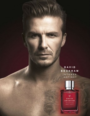 David Beckham Goes Shirtless for Intense Instinct Fragrance Campaign ...